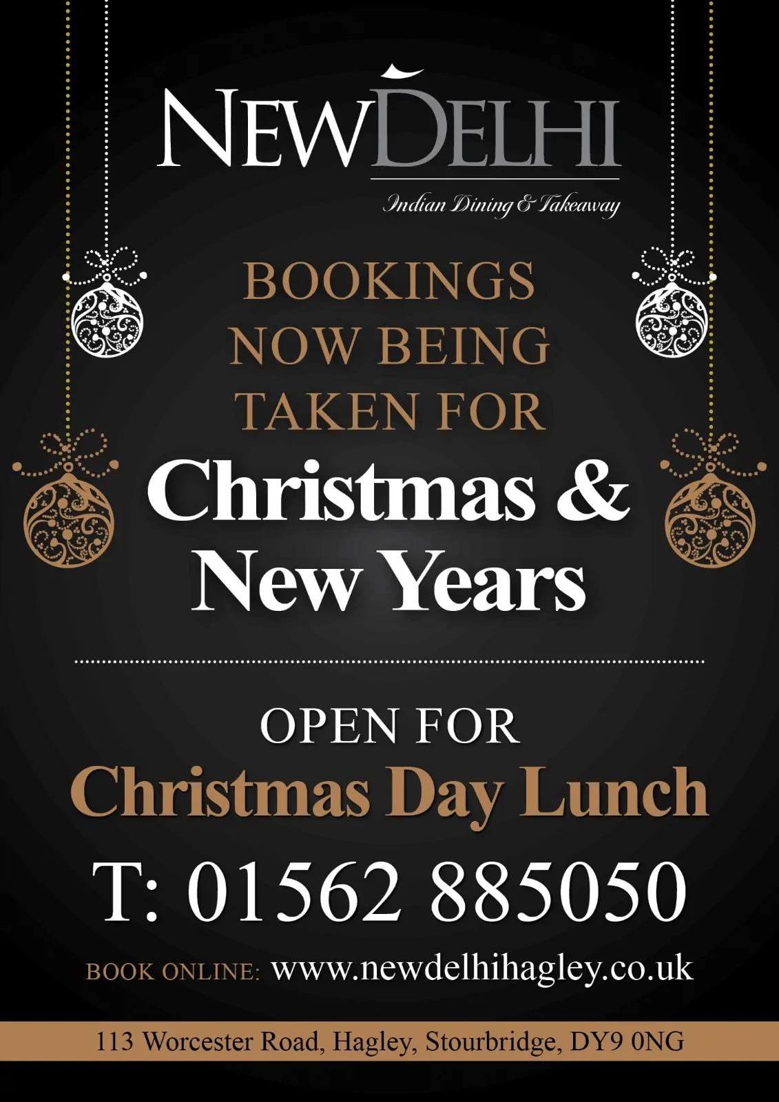 New Delhi Christmas Day Opening